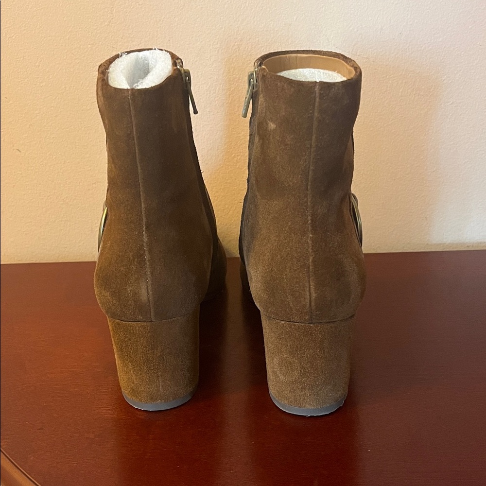 Maddie Suede Buckled Booties by Polo Ralph Lauren - Picture 3 of 11